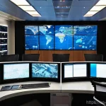 Home 5 항공보안관리사 관련 서적 추천 - **Prompt 1: Advanced Air Safety Operations Center**
A highly detailed, wide-angle shot of a cutt...
